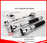 3 in 1 Multi_Function Ratchet Combination Socket Bit Wrench